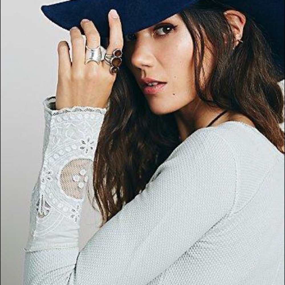 Free People Lovely Lady Lace Cuff